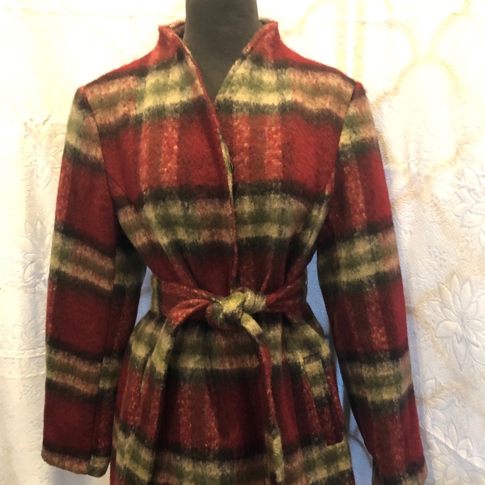 Spanner plaid coat